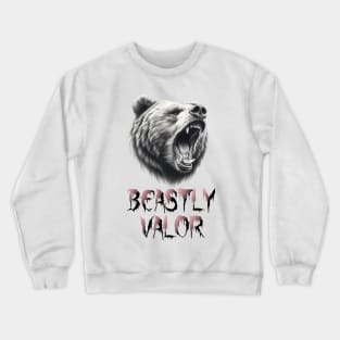 Beastly valor-Bear fangs Crewneck Sweatshirt